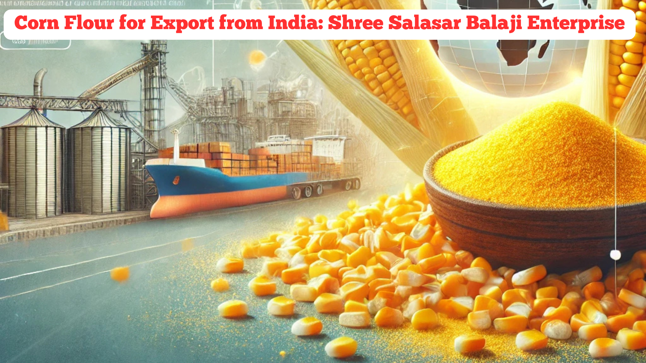 Corn Flour for Export from India