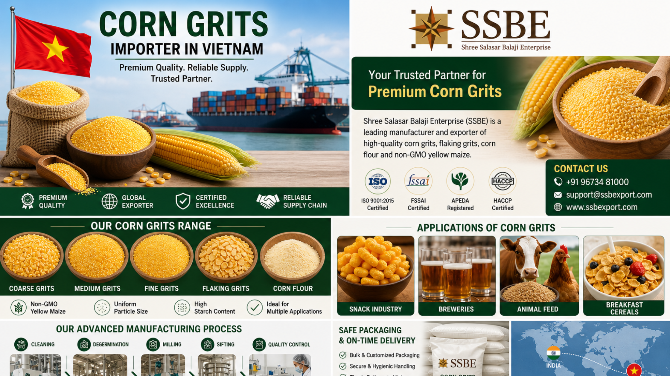 Corn Grits Importer in Vietnam