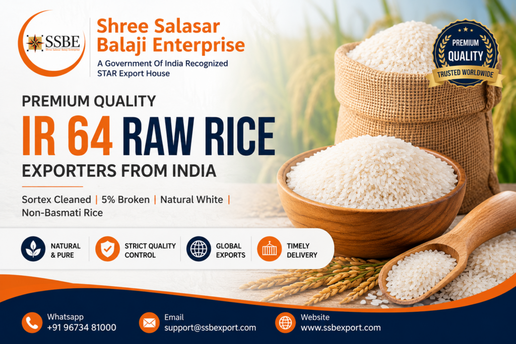 ir 64 raw rice exporters