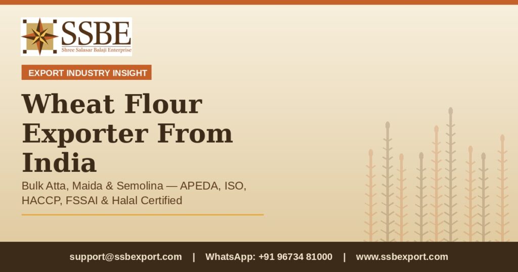Wheat Flour Exporter From India
