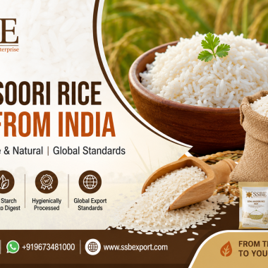 Sona Masoori Rice Export from India